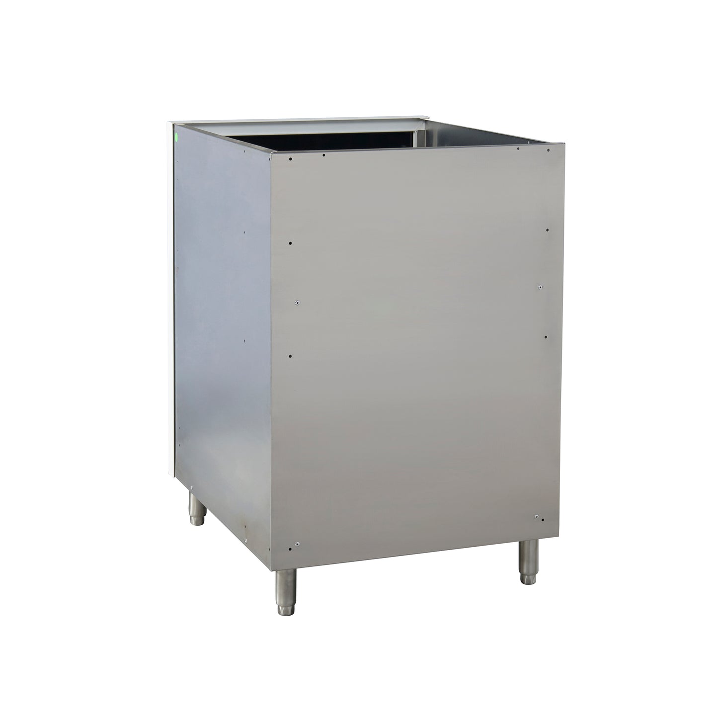 Flat White 24" Outdoor Full Height Door Base Cabinet