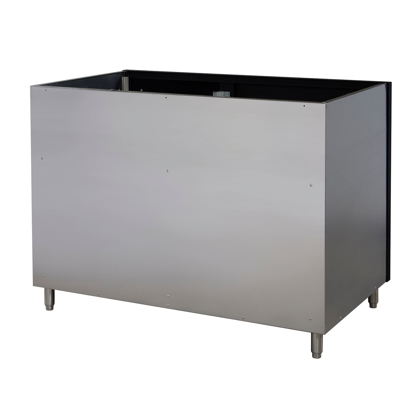 Flat Black 48" Outdoor Base Corner Cabinet