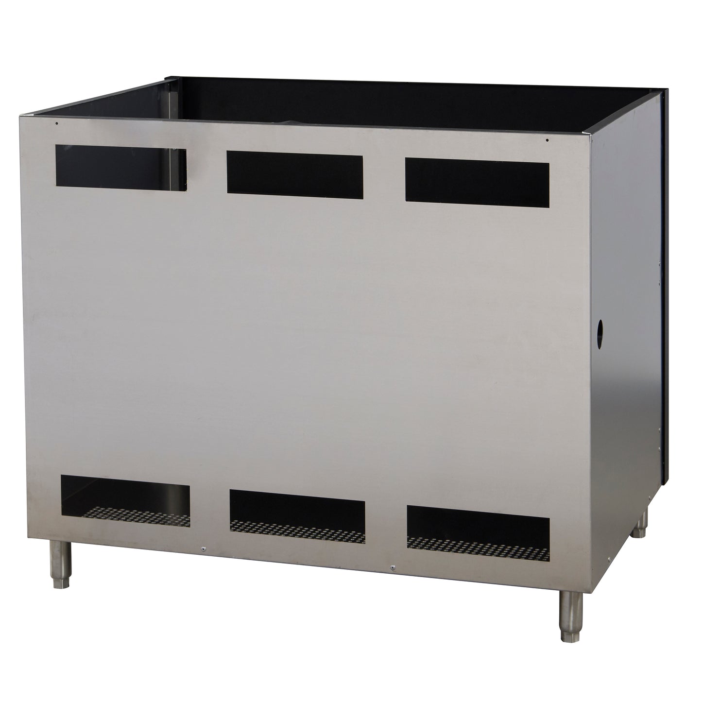Flat Black 42" Outdoor Gas Grill Base Cabinet