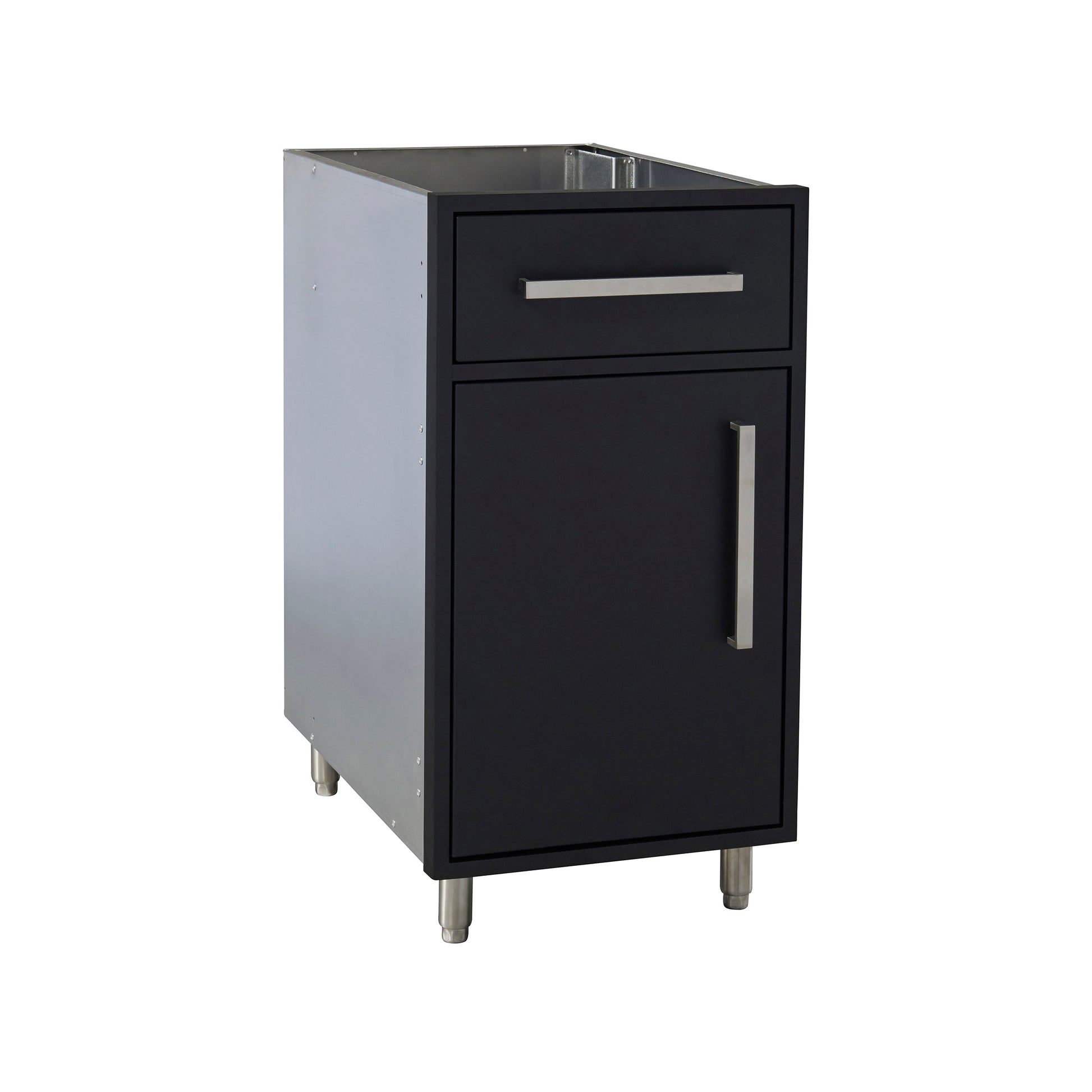 Flat Black 18" Outdoor Base Cabinet