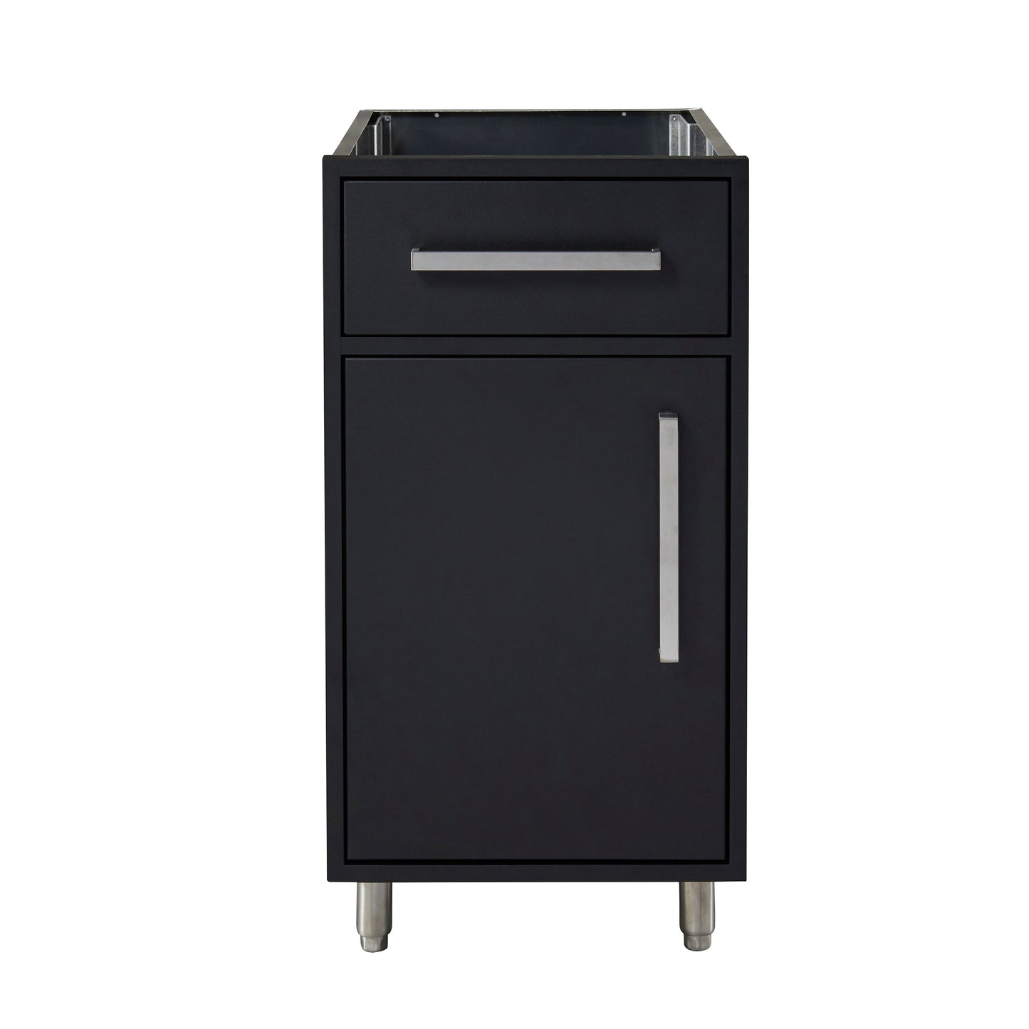 Flat Black 18" Outdoor Base Cabinet