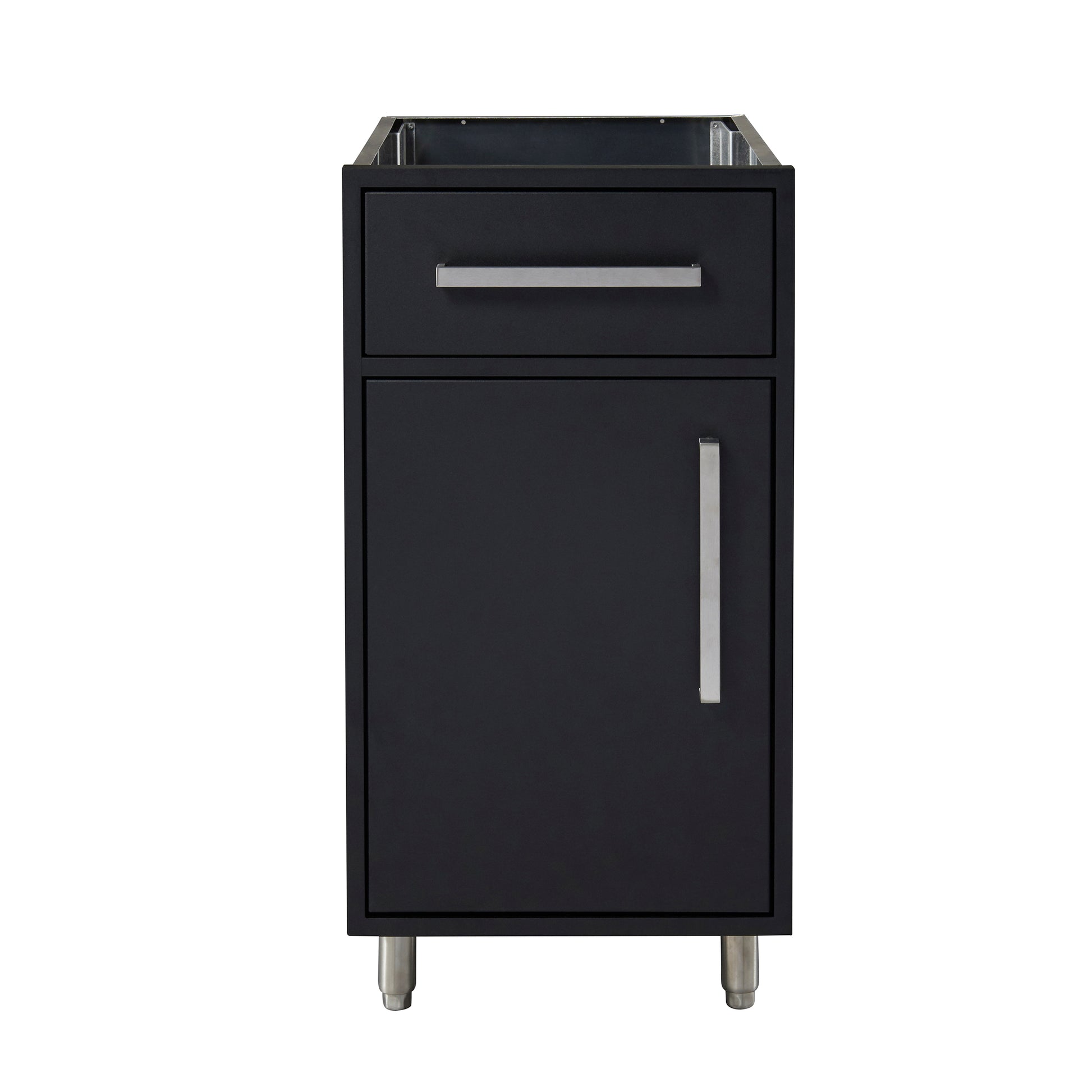 Flat Black 18" Outdoor Base Cabinet