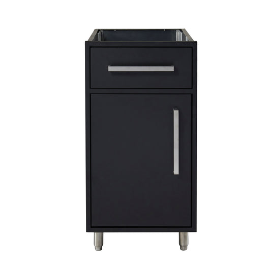 Flat Black 18" Outdoor Base Cabinet