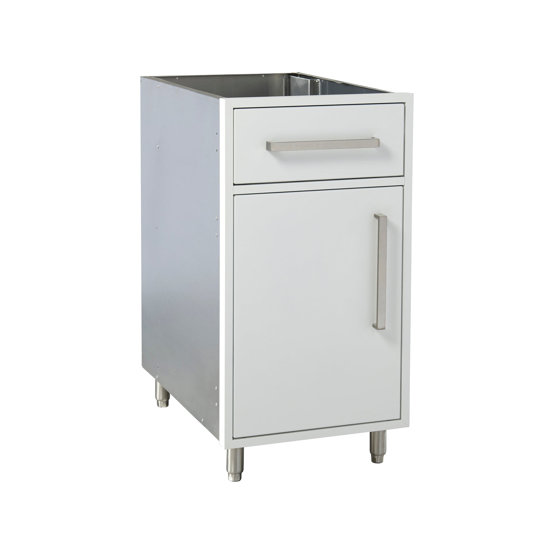 Flat White 18" Outdoor Base Cabinet