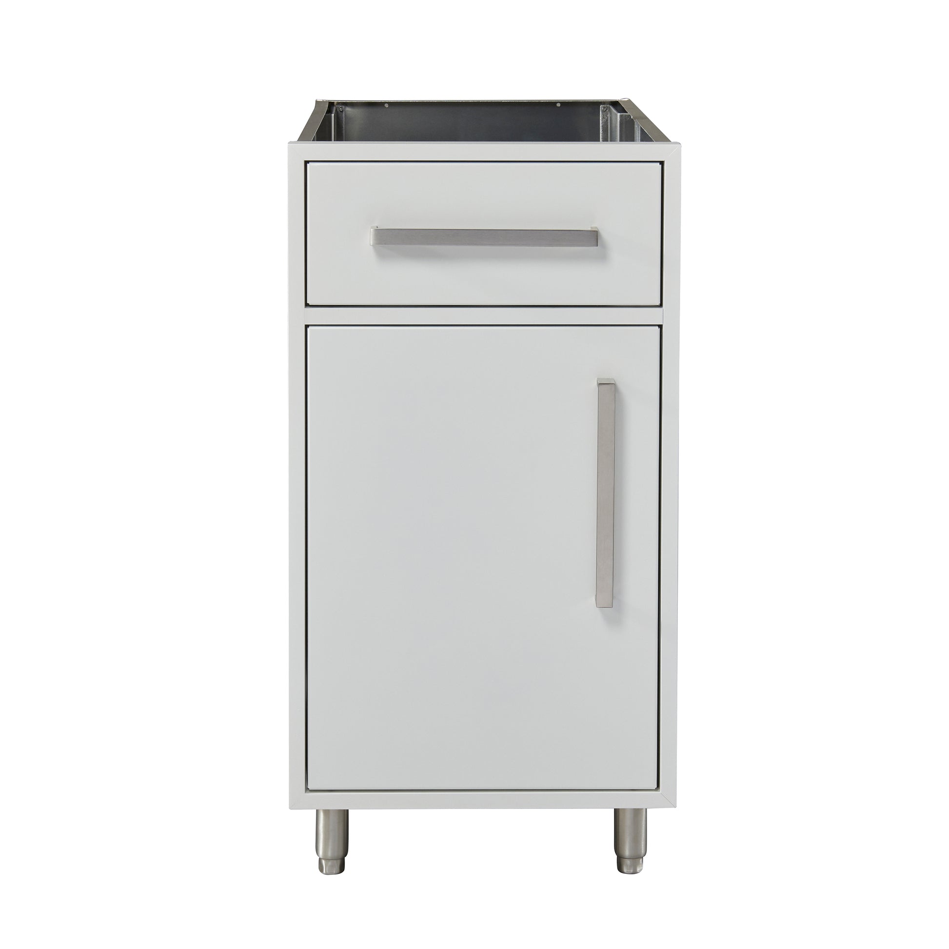 Flat White 18" Outdoor Base Cabinet