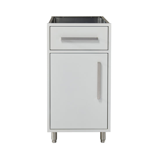 Flat White 18" Outdoor Base Cabinet