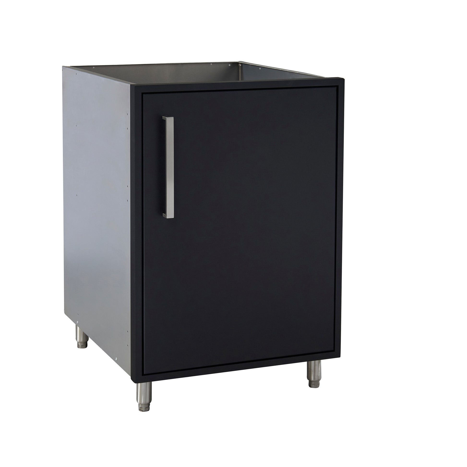 Flat Black 24" Outdoor Full Height Door Base Cabinet