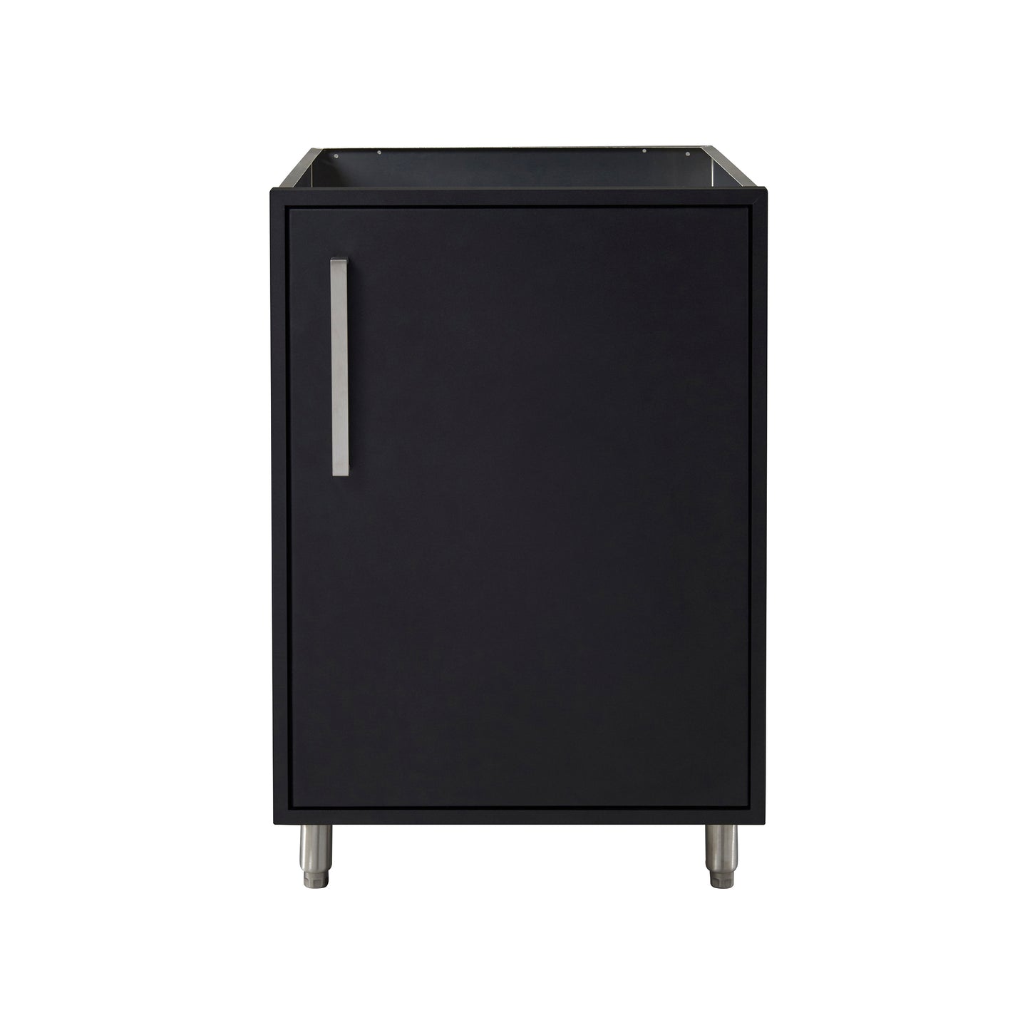 Flat Black 24" Outdoor Full Height Door Base Cabinet
