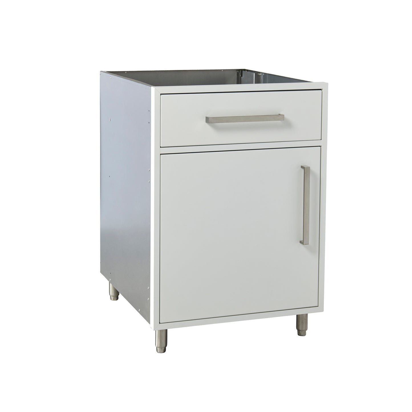 Flat White 24" Outdoor Base Cabinet