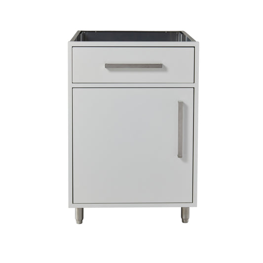 Flat White 24" Outdoor Base Cabinet