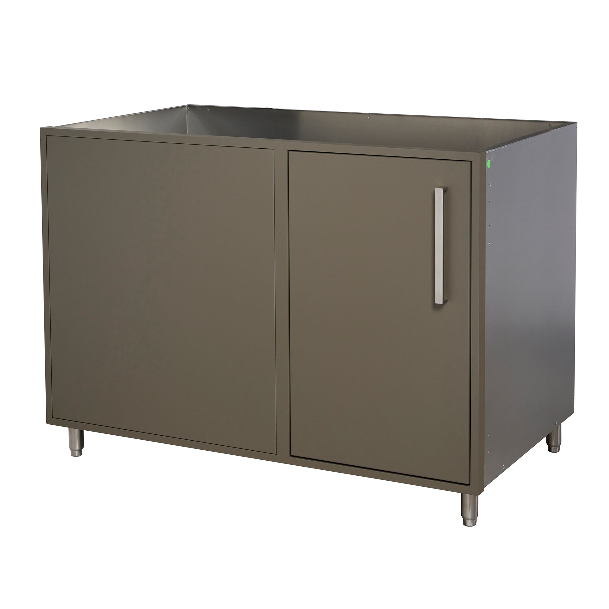 Flat Ash 48" Outdoor Base Corner Cabinet