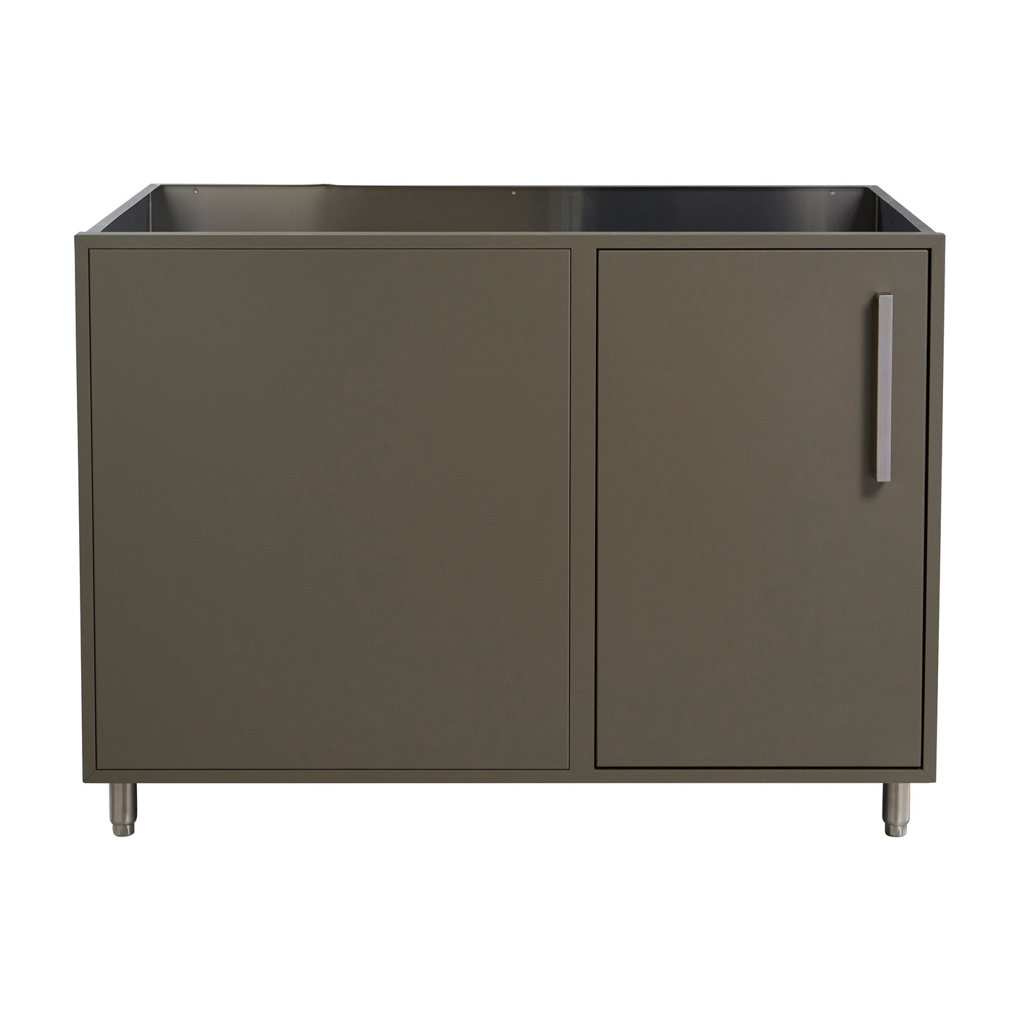Flat Ash 48" Outdoor Base Corner Cabinet