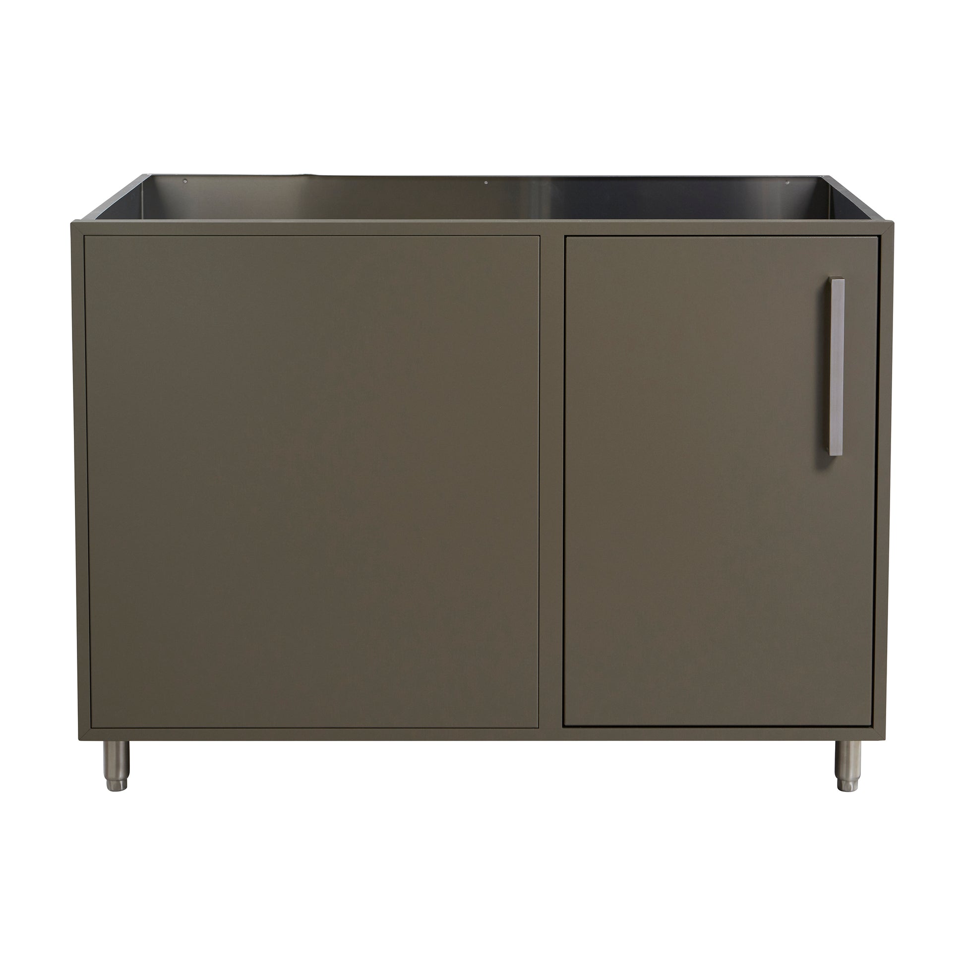 Flat Ash 48" Outdoor Base Corner Cabinet