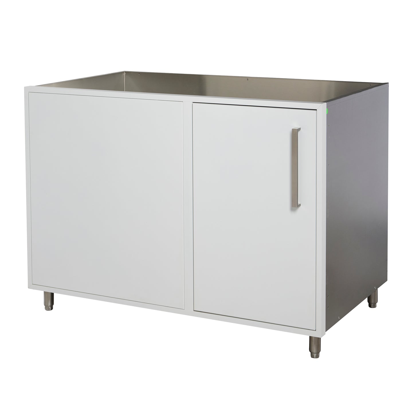 Flat White 48" Outdoor Base Corner Cabinet