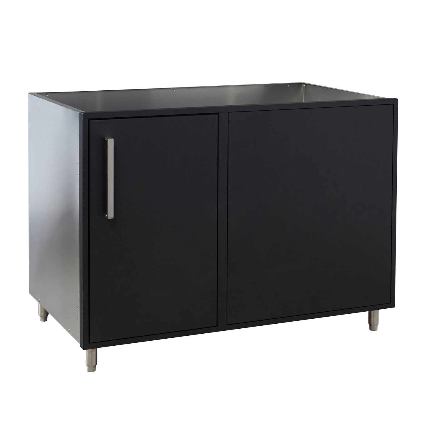 Flat Black 48" Outdoor Base Corner Cabinet