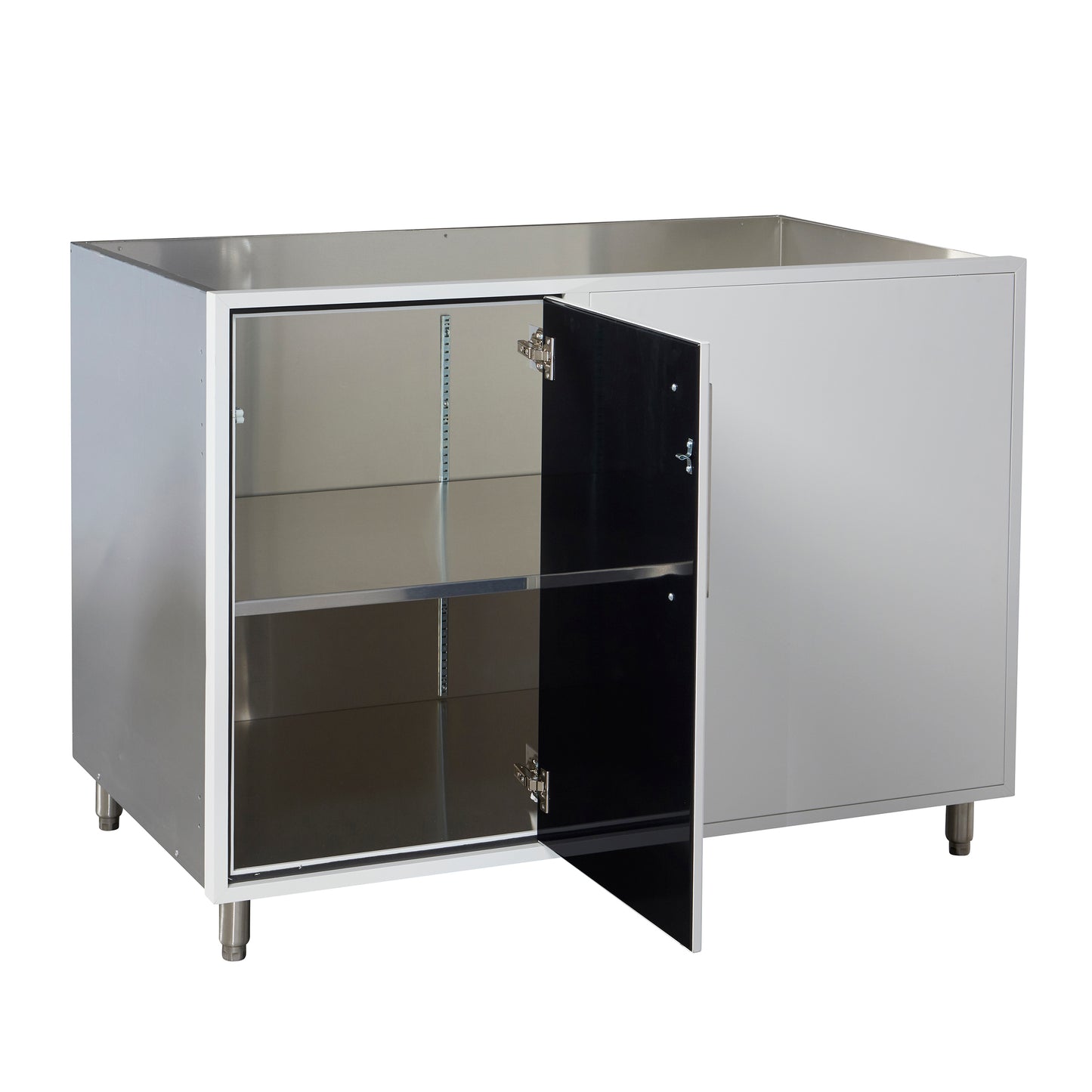 Flat White 48" Outdoor Base Corner Cabinet