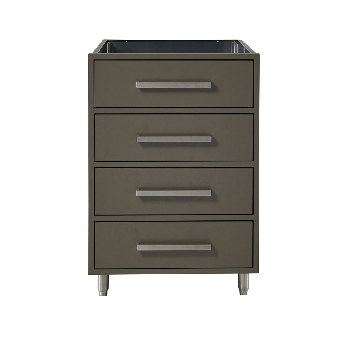 Flat Ash 24" Outdoor 4-Drawer Base Cabinet