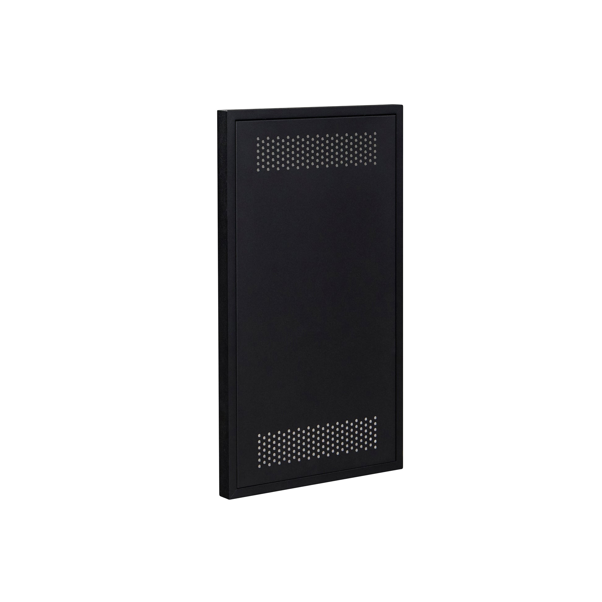 Flat Black Outdoor Base Cabinet Finished Vented Back Panel