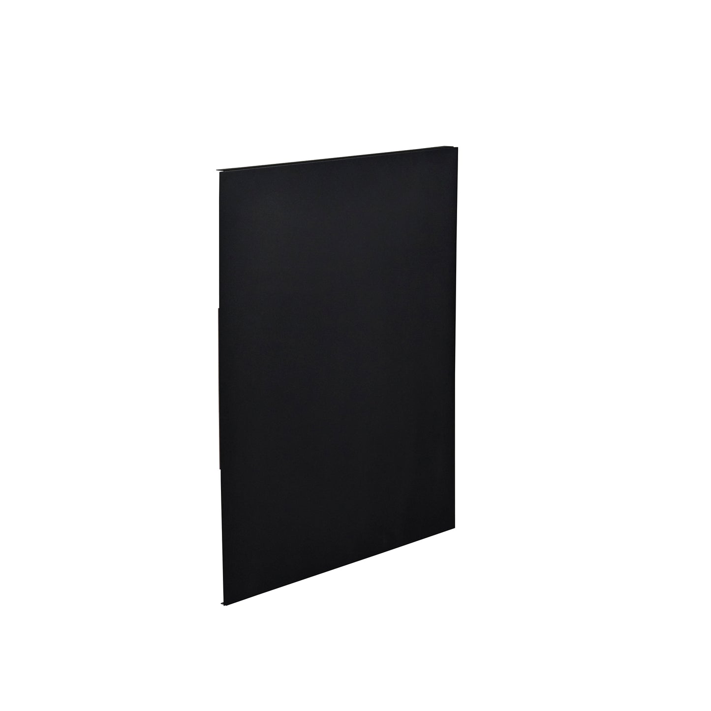 Flat Black Outdoor Base Cabinet Finished Side Panel