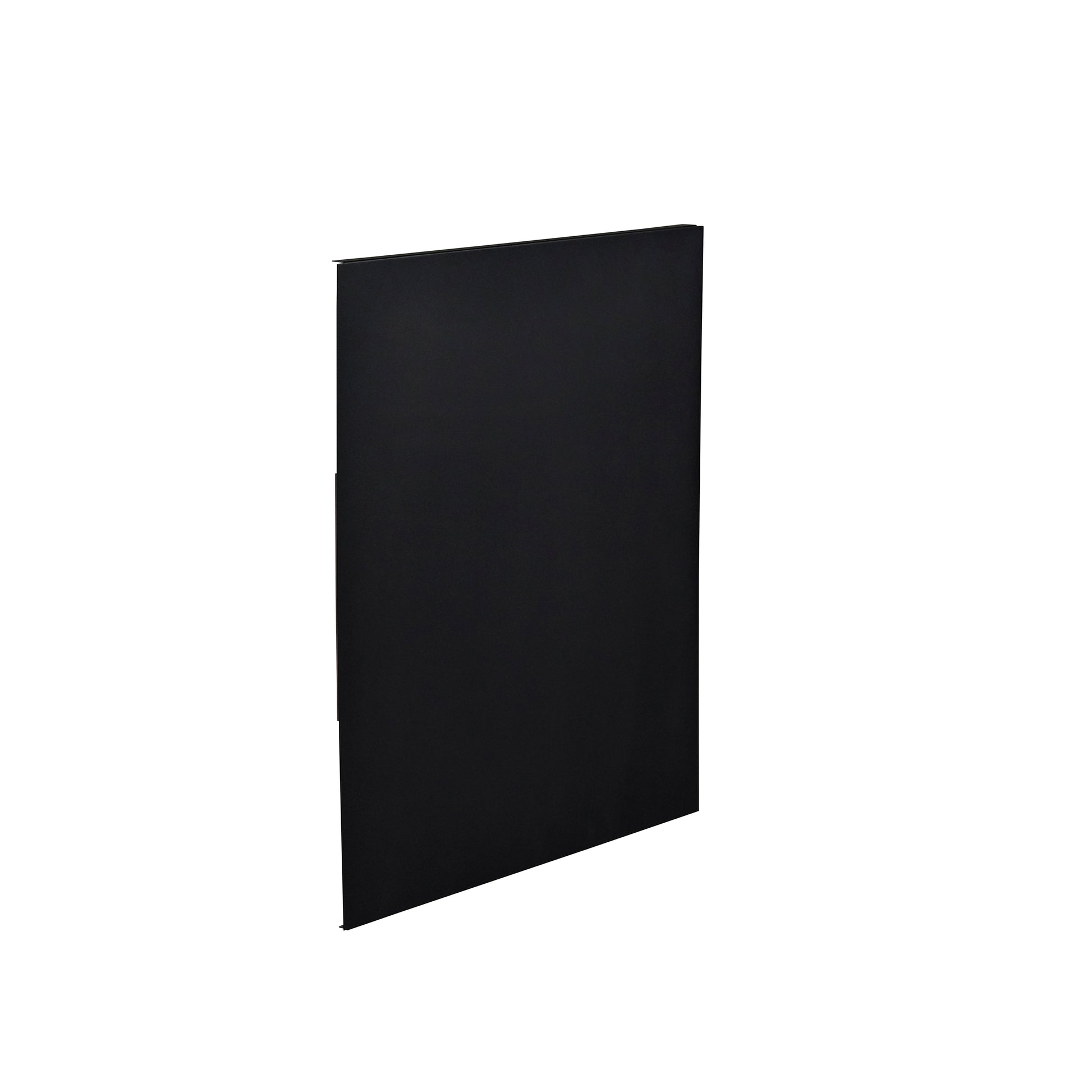 Flat Black Outdoor Base Cabinet Finished Side Panel