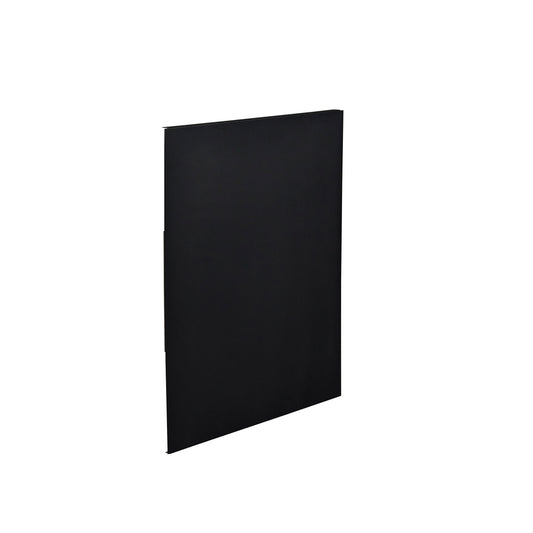 Flat Black Outdoor Base Cabinet Finished Side Panel