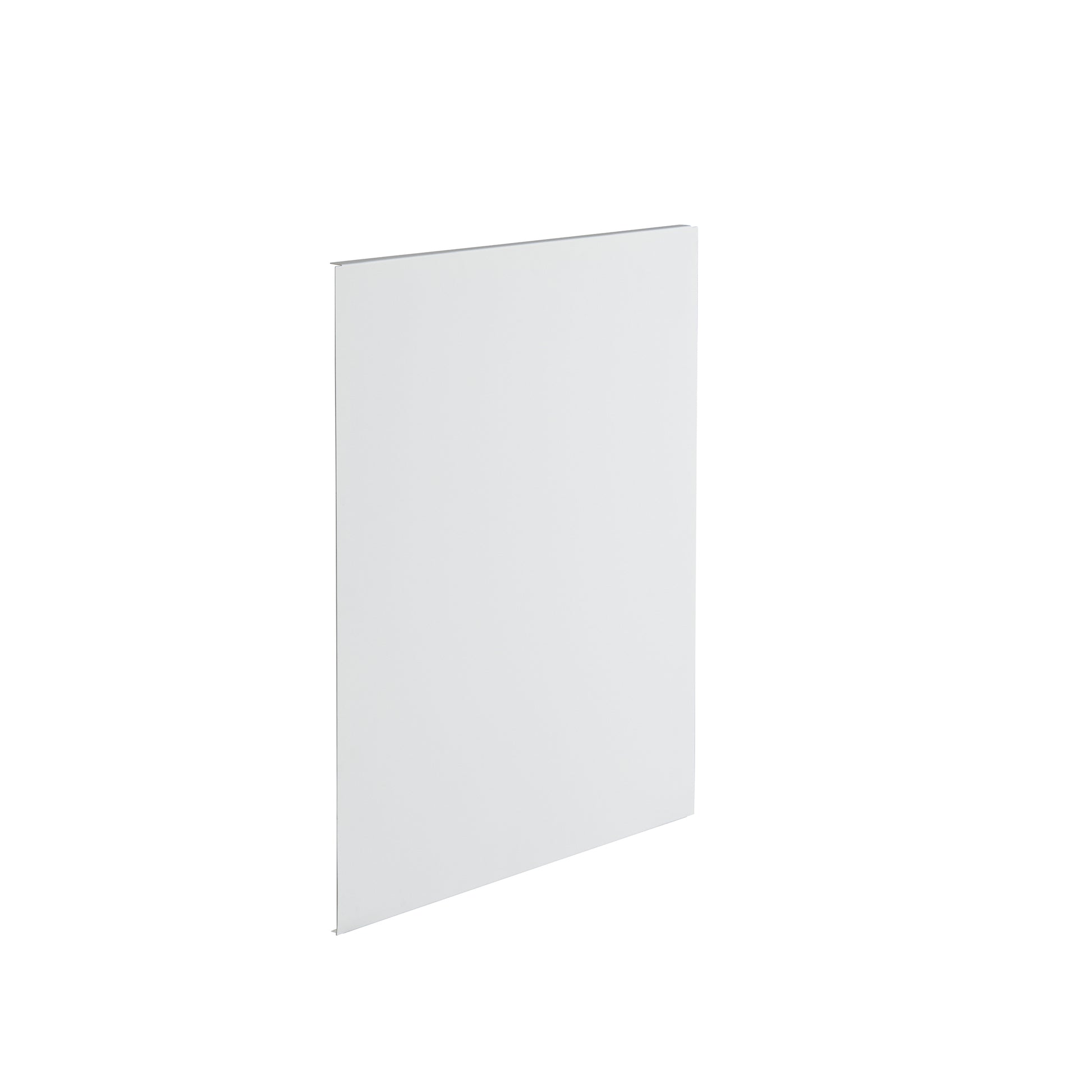 Flat White Outdoor Base Cabinet Finished Side Panel