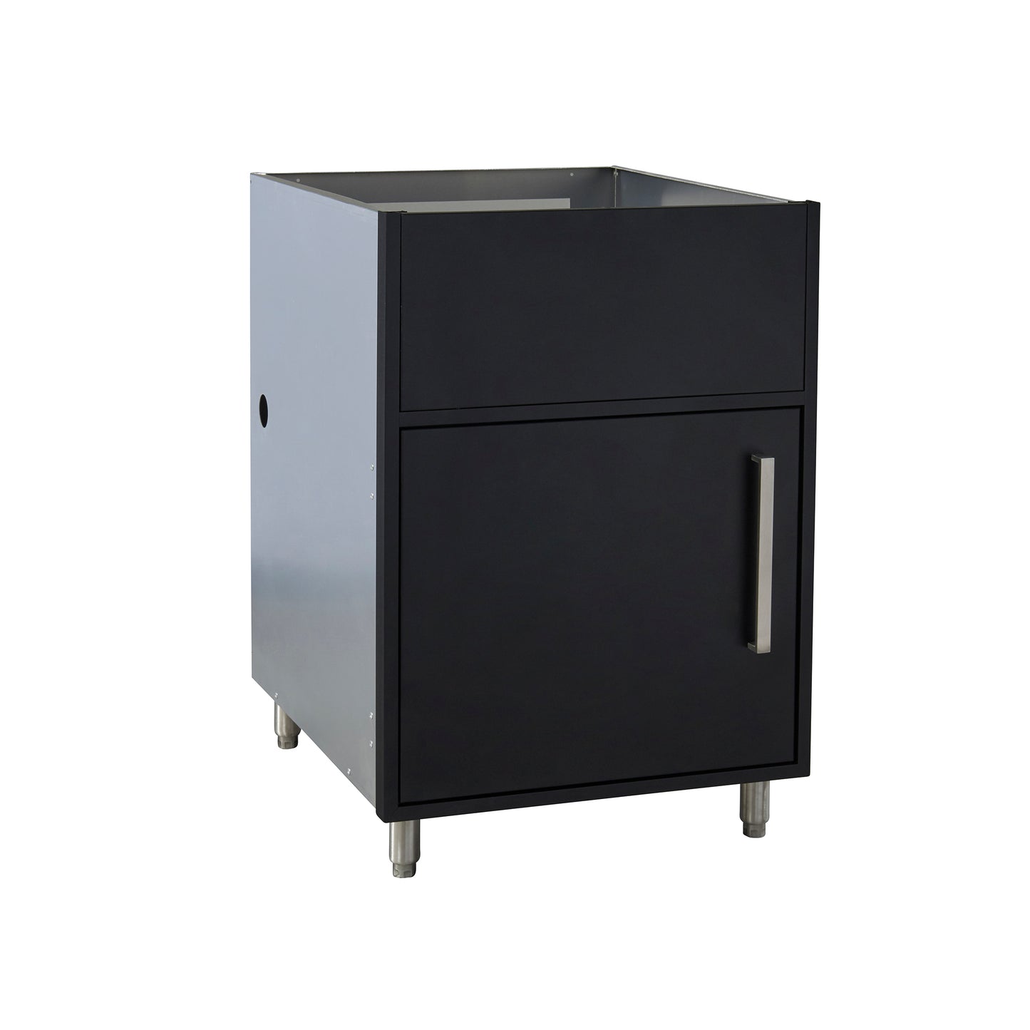 Flat Black 24" Outdoor Gas Grill Base Cabinet