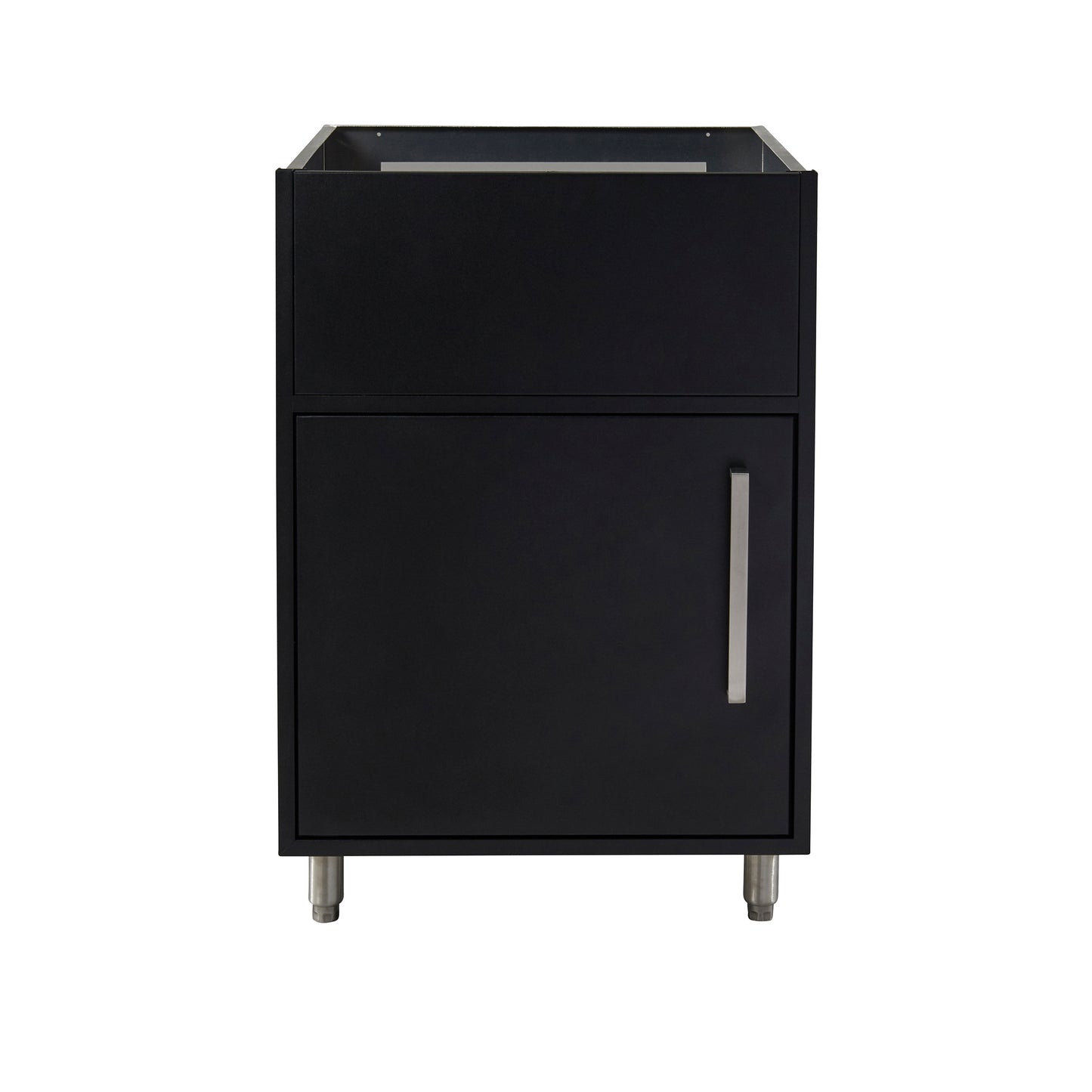 Flat Black 24" Outdoor Gas Grill Base Cabinet