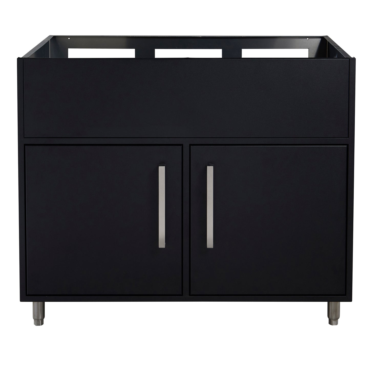 Flat Black 42" Outdoor Gas Grill Base Cabinet