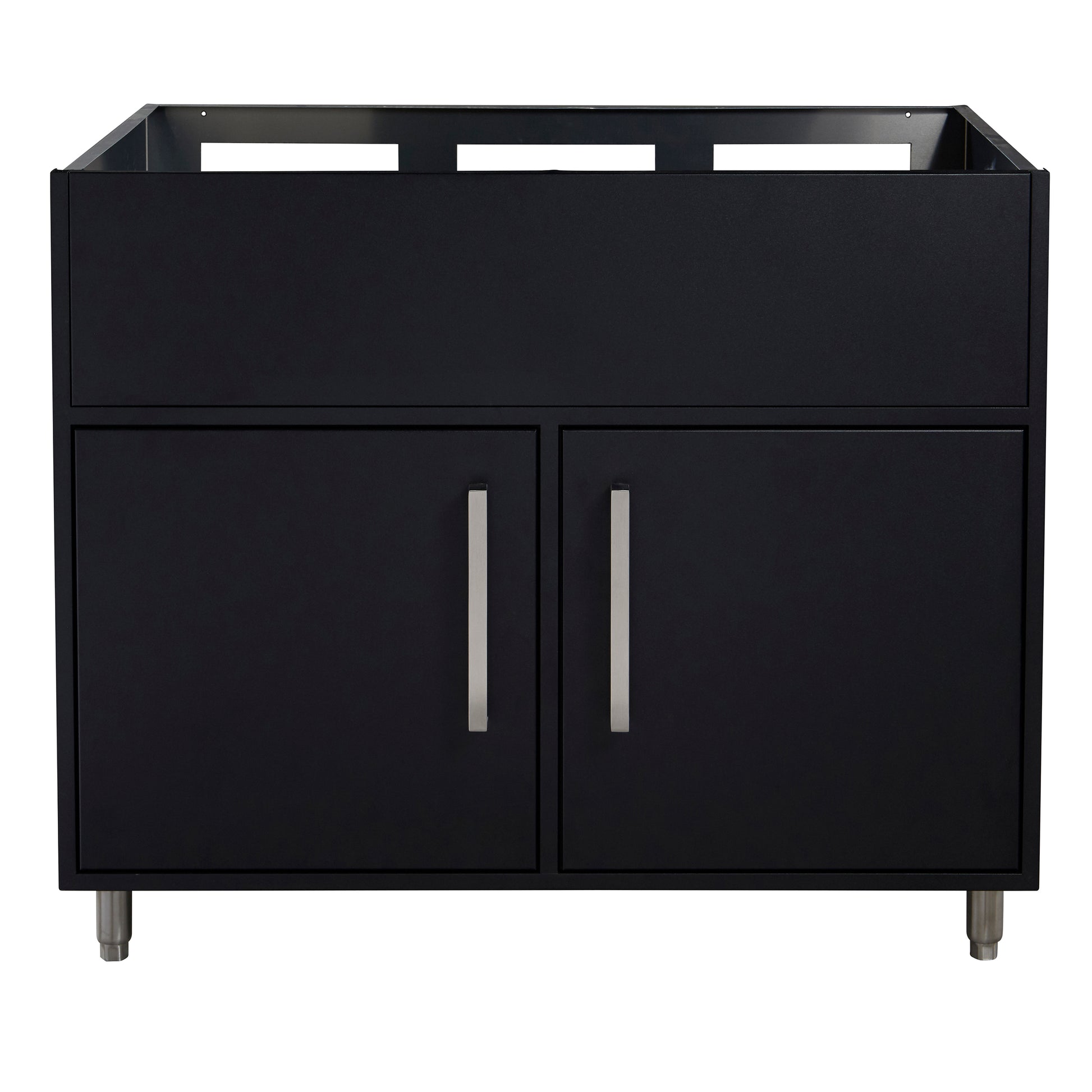 Flat Black 42" Outdoor Gas Grill Base Cabinet