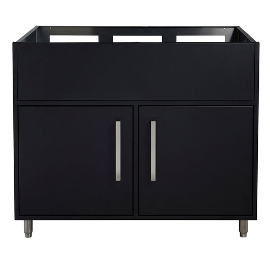 Flat Black 42" Outdoor Gas Grill Base Cabinet