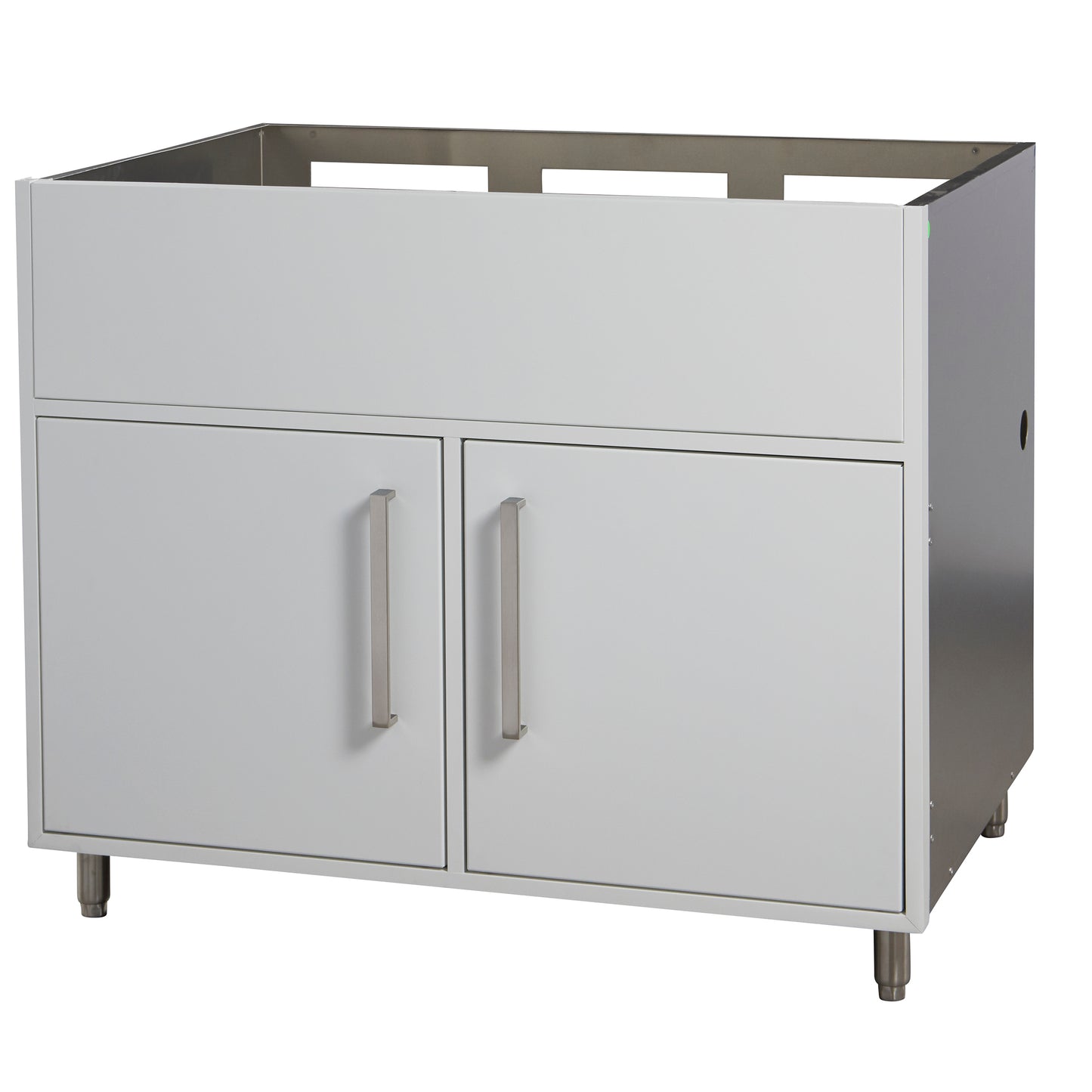 Flat White 42" Outdoor Gas Grill Base Cabinet