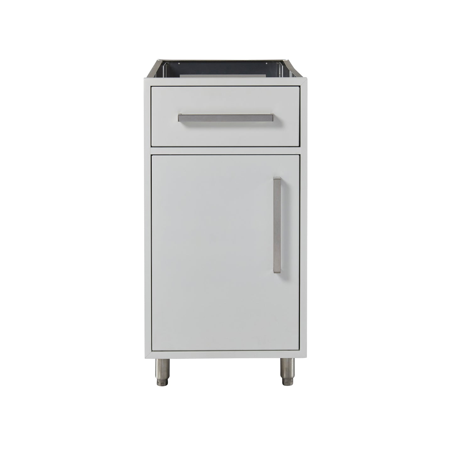 Flat White 18" Outdoor Propane Base Cabinet