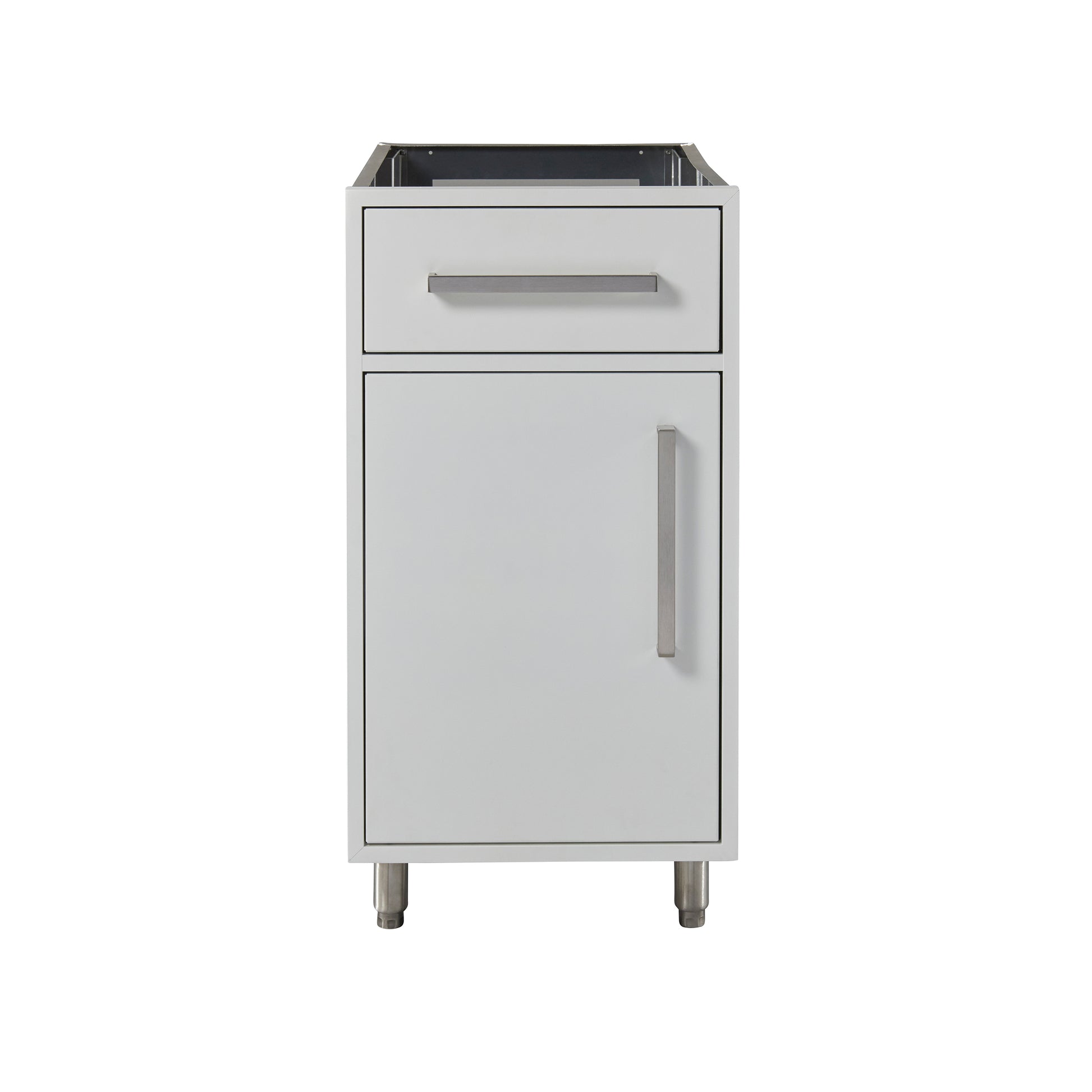 Flat White 18" Outdoor Propane Base Cabinet