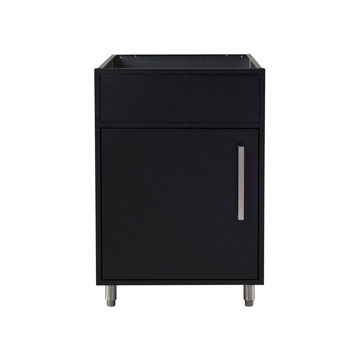 Flat Black 24" Outdoor Sink Base Cabinet