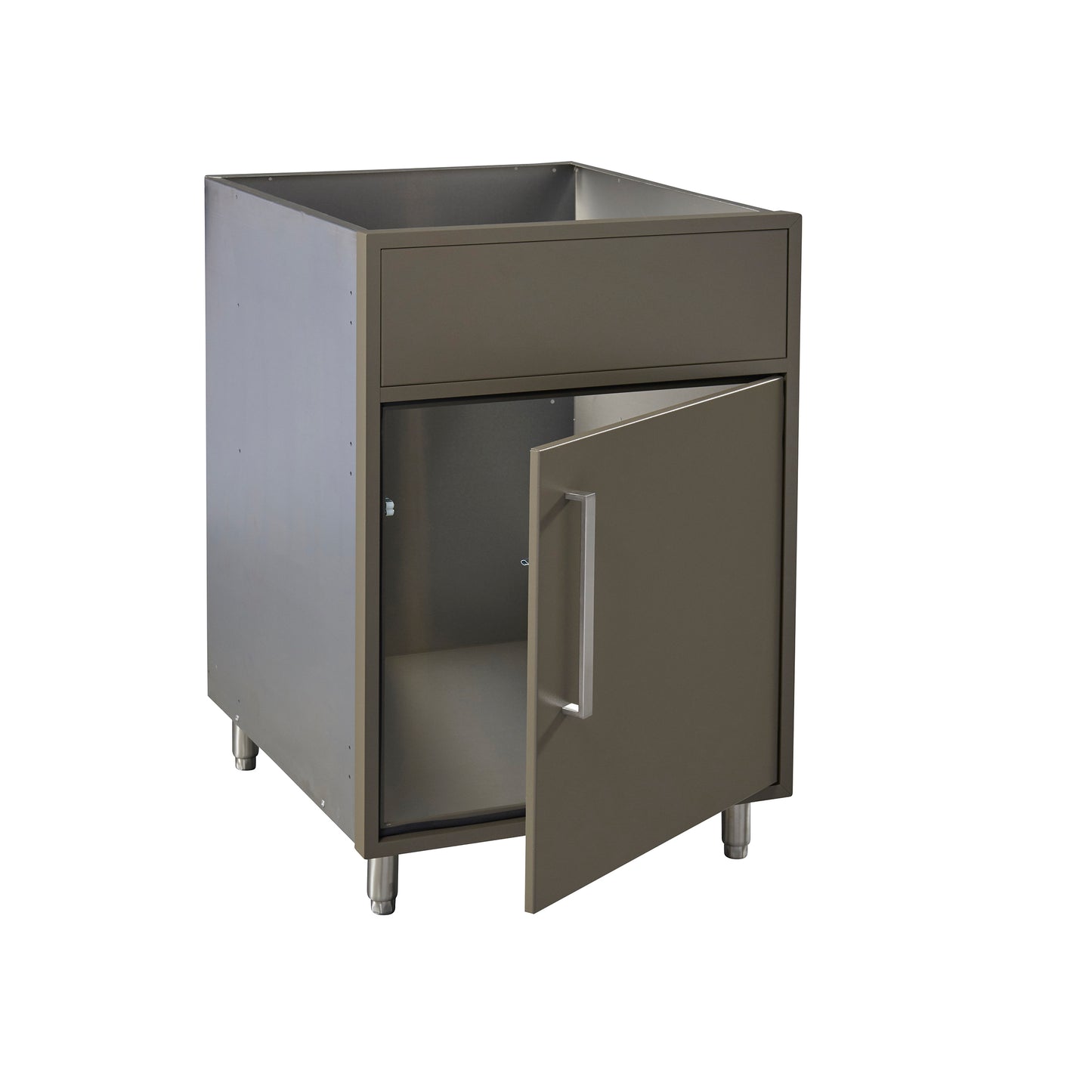 Flat Ash 24" Outdoor Sink Base Cabinet