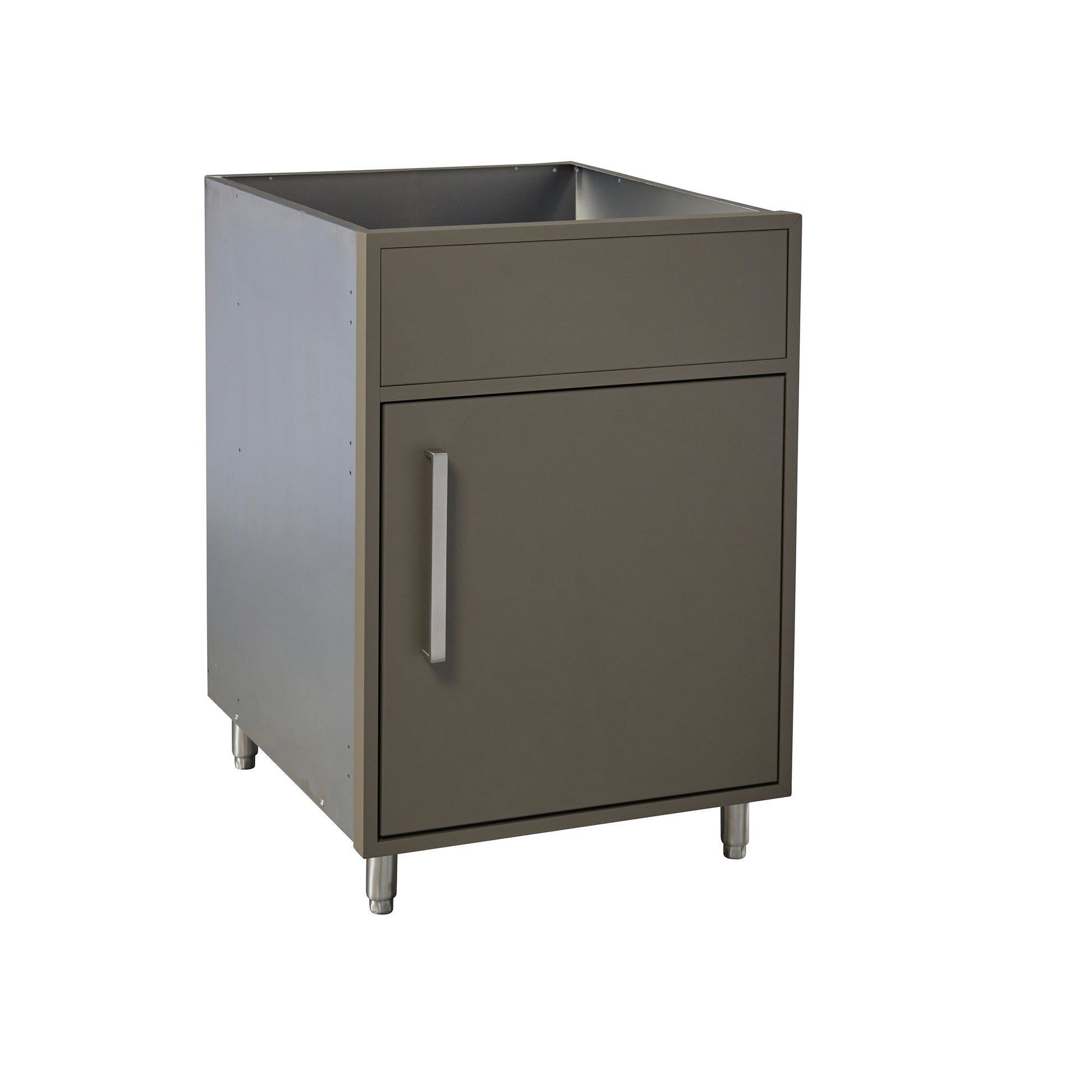 Flat Ash 24" Outdoor Sink Base Cabinet
