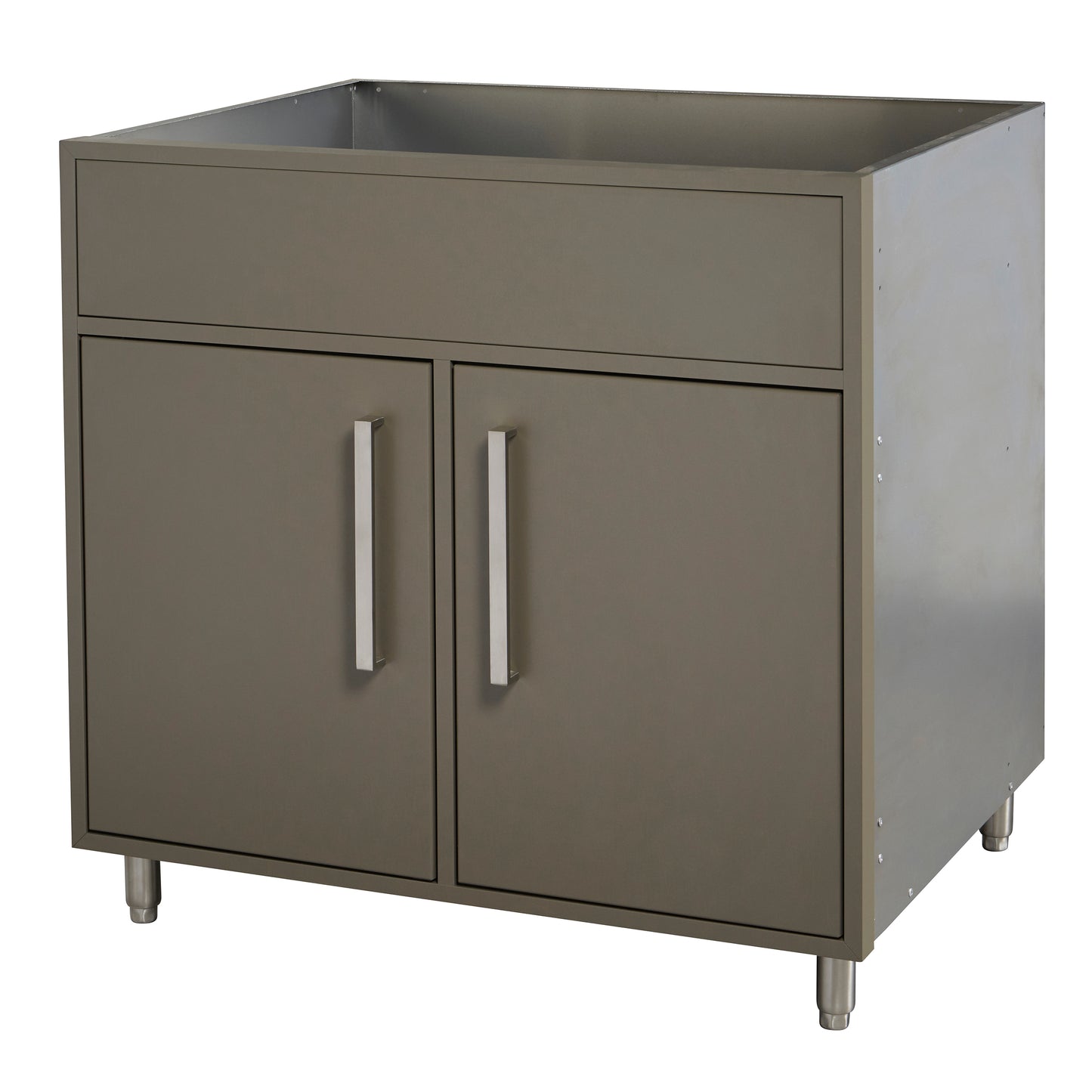 Flat Ash 36" Outdoor Sink Base Cabinet