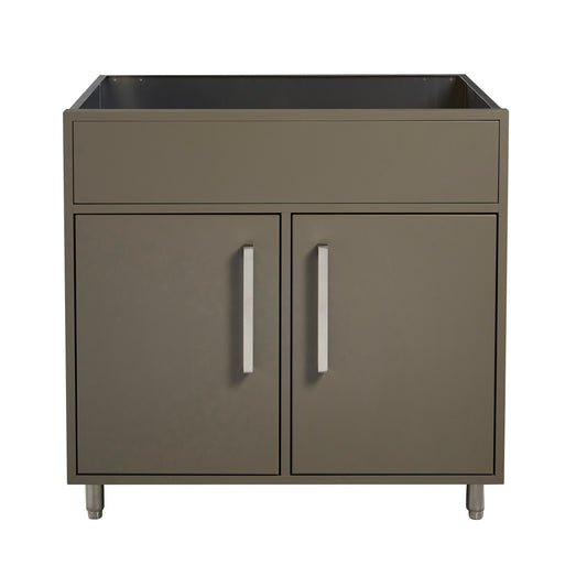 Flat Ash 36" Outdoor Sink Base Cabinet
