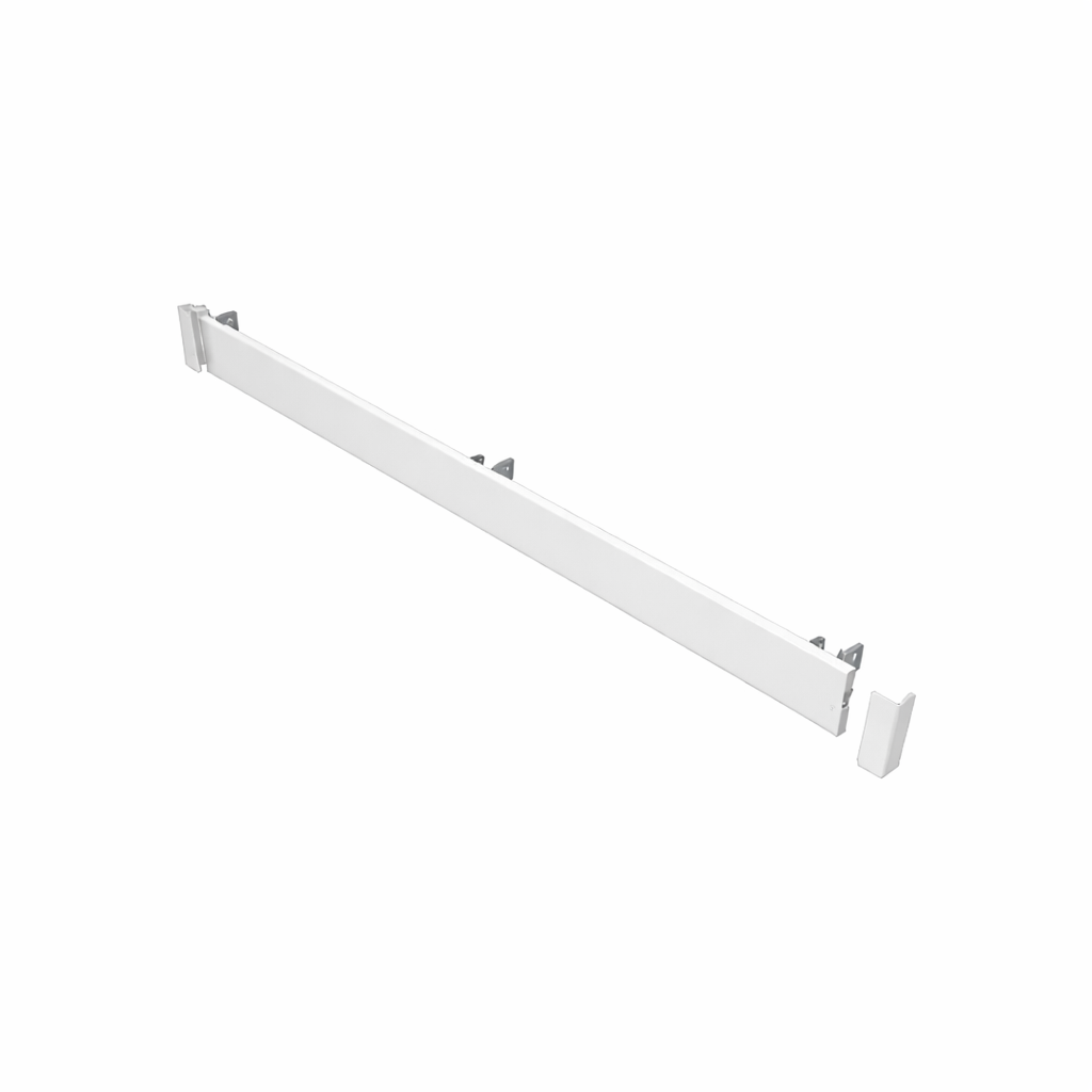 Flat White 96" Outdoor Base Cabinet Adjustable Toe Kick